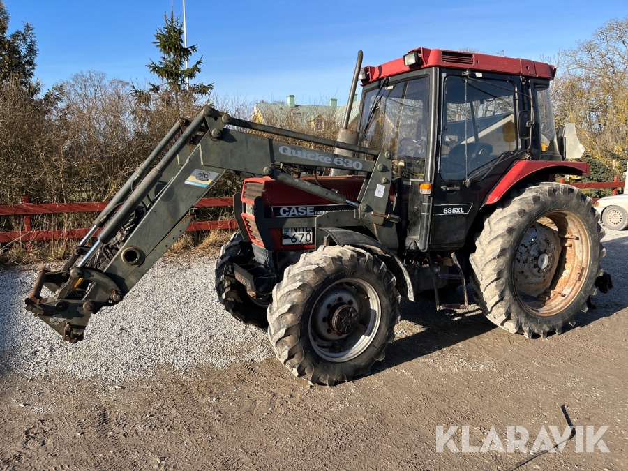 Traktor Case ih 685 XL 4wd med lastare