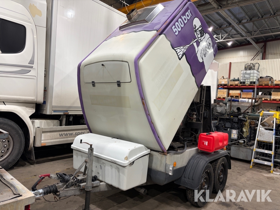 Hetvattentvättsläp Falch T5h 500 bar