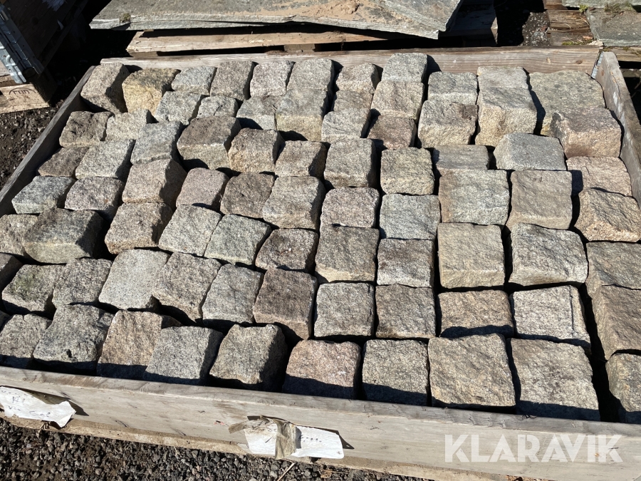 Gatsten knott 2 pallar, ca 450 st