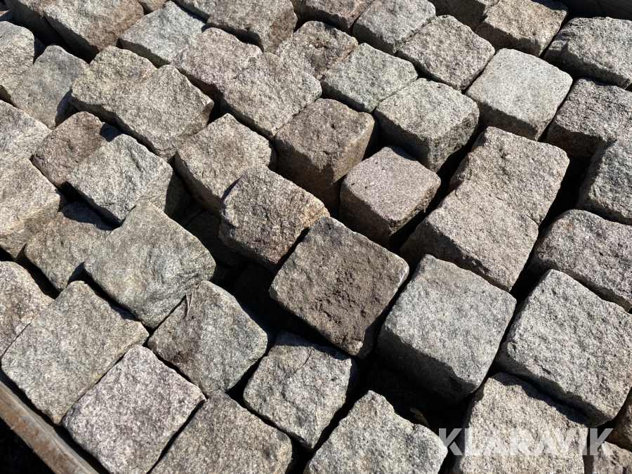 Gatsten knott 2 pallar, ca 450 st