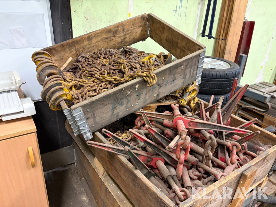 Spännare & kättingar 20 st