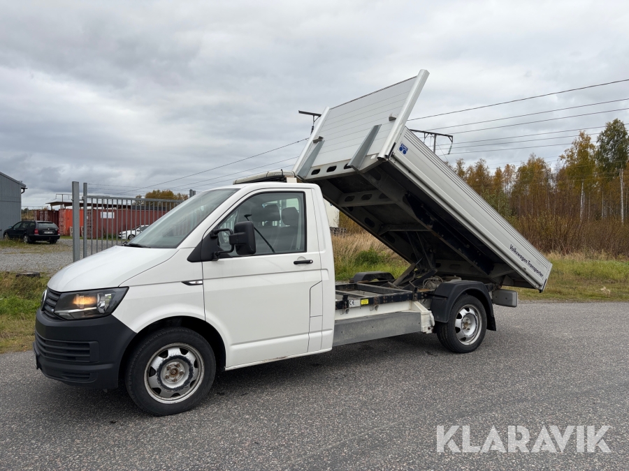 Pickup Volkswagen Transporter T6 med tipp