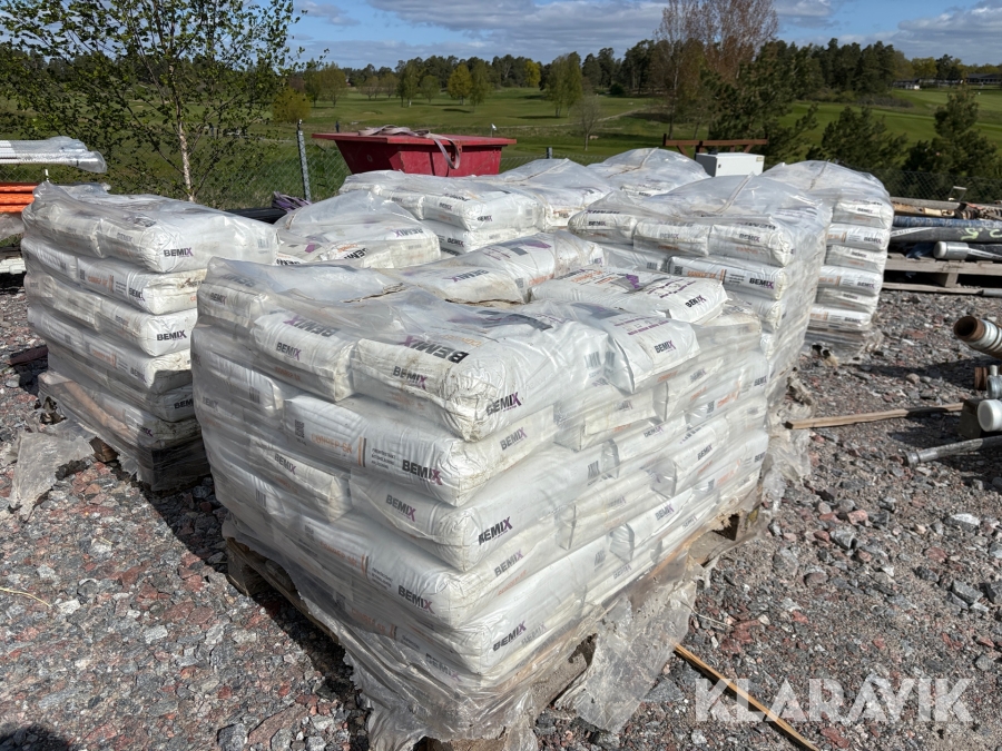 Betonglagning fiberförstärkt Bemix