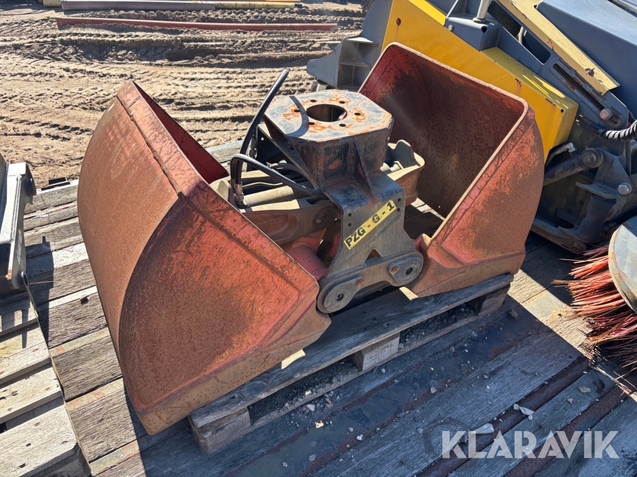 Materialgrip/ grusgrip för rotator