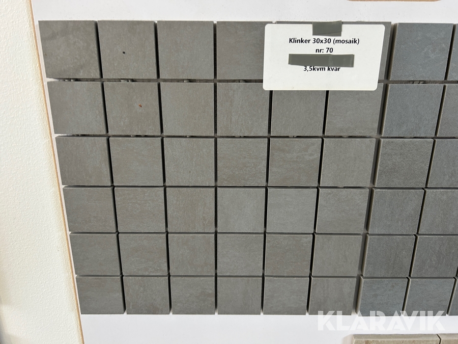 Klinker 3,5 kvm ( mosaik )