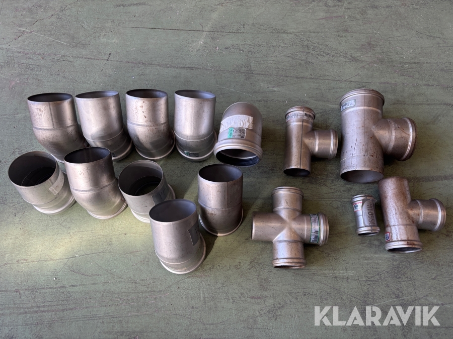 Rostfria avloppsdelar Blücher