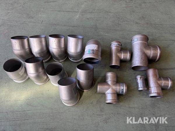 Rostfria avloppsdelar Blücher