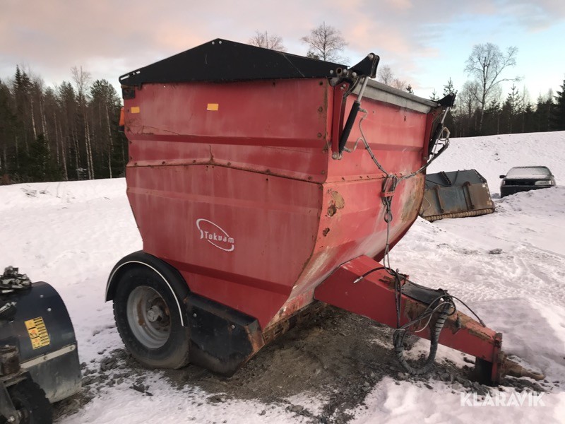 Sandspridarvagn Tokvam 8 kubik