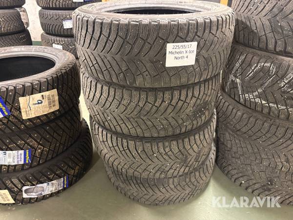 Vinterdäck Michelin X-Ice North 4 225/55R17 4st