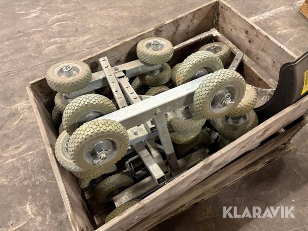 Delar till Båtkärra vaggor & skärmar