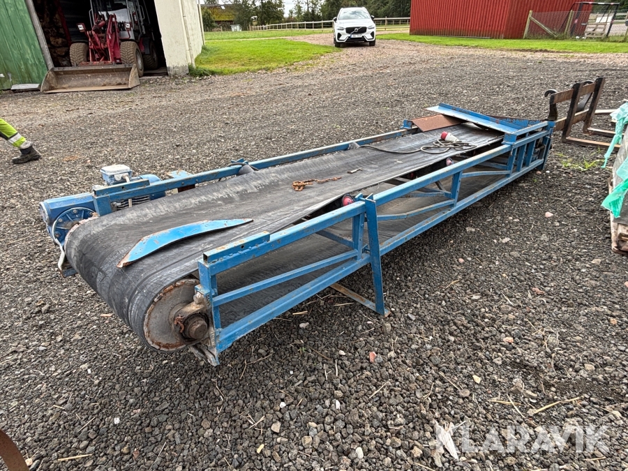 Transportband för grus/sten/singel