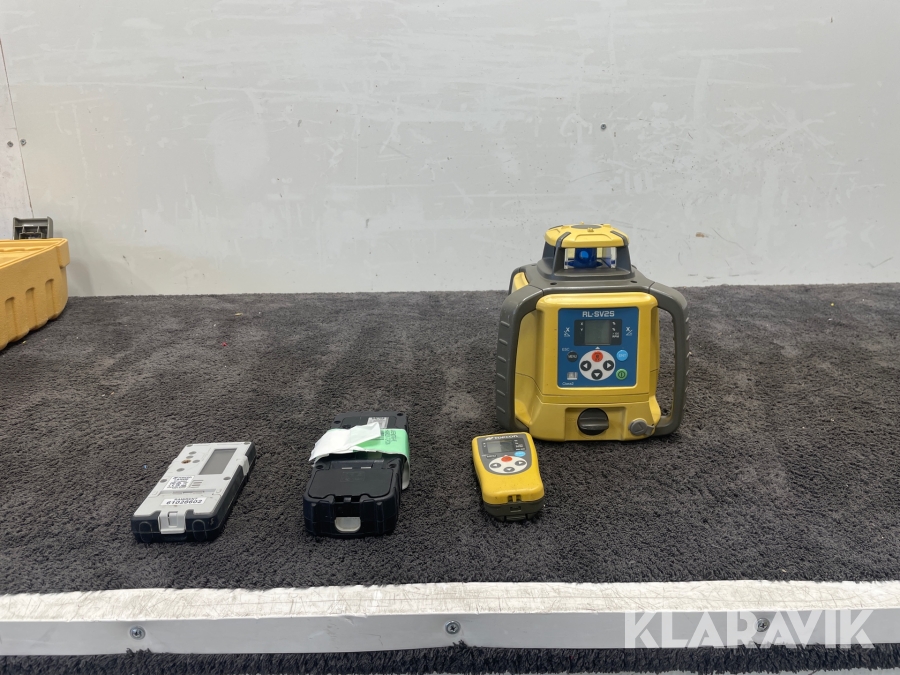 Tvåfallslaser, lasermottagare Topcon, Androtec RL-SV2S, MTR-125RF, LS-1000