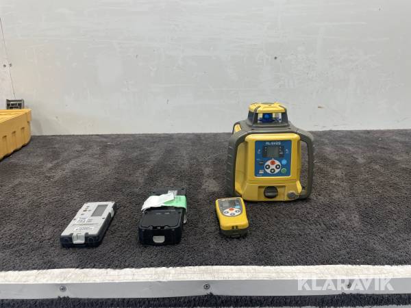 Tvåfallslaser, lasermottagare Topcon, Androtec RL-SV2S, MTR-125RF, LS-1000