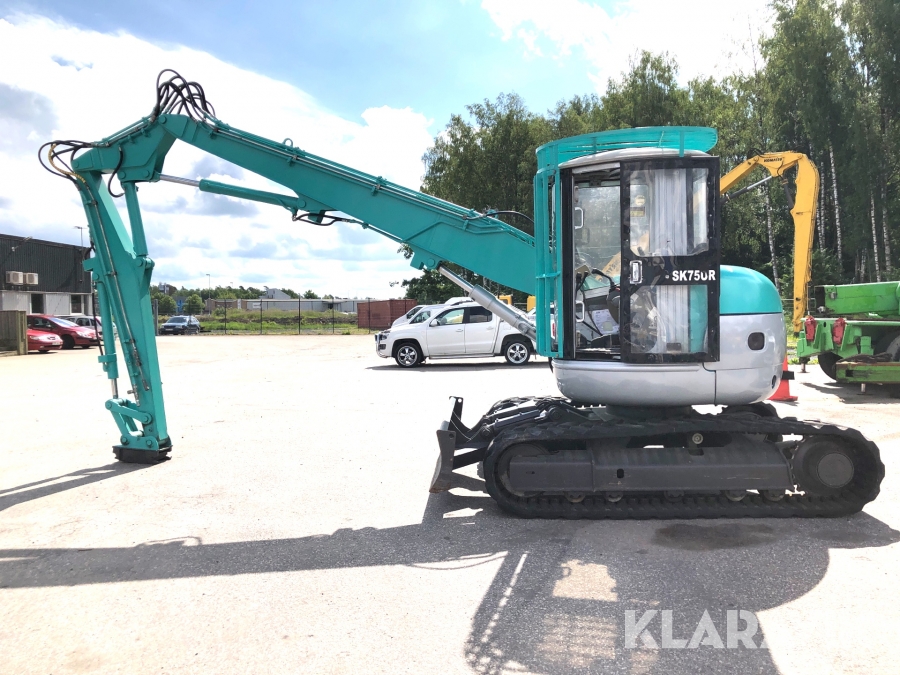 Grävmaskin/Rivningsmaskin Kobelco SK 75 UR 