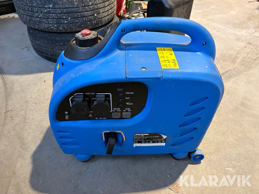 Elverk Biltema Digital Inverter Generator G 2000i