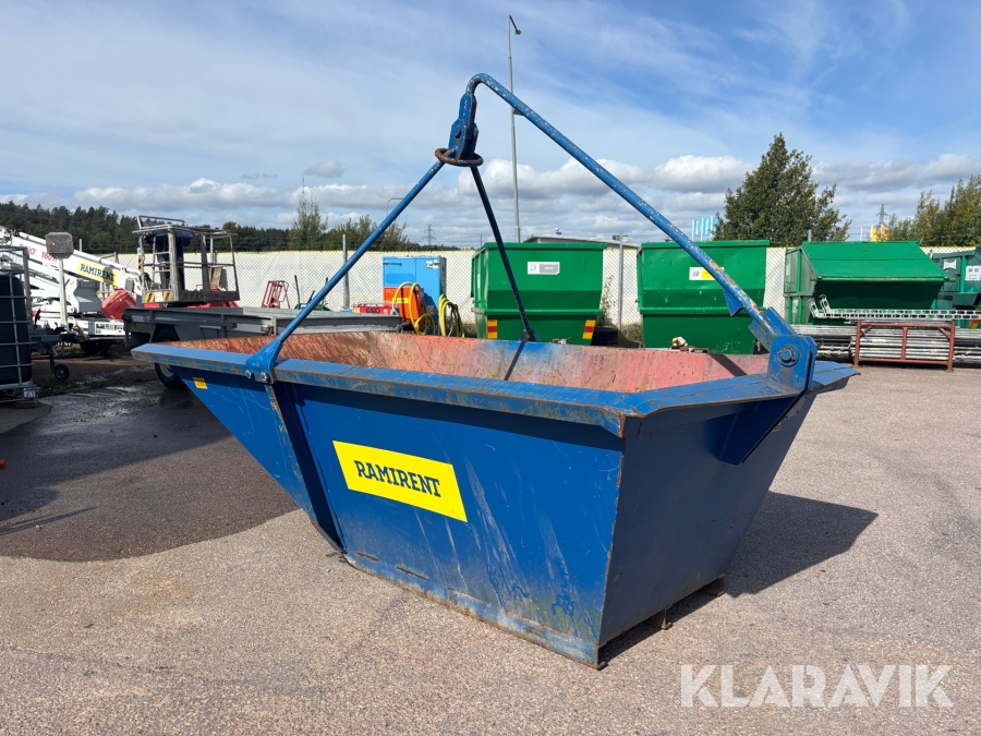 Materialbask MF Bygg & Smide TS 1200 liter självtömmande