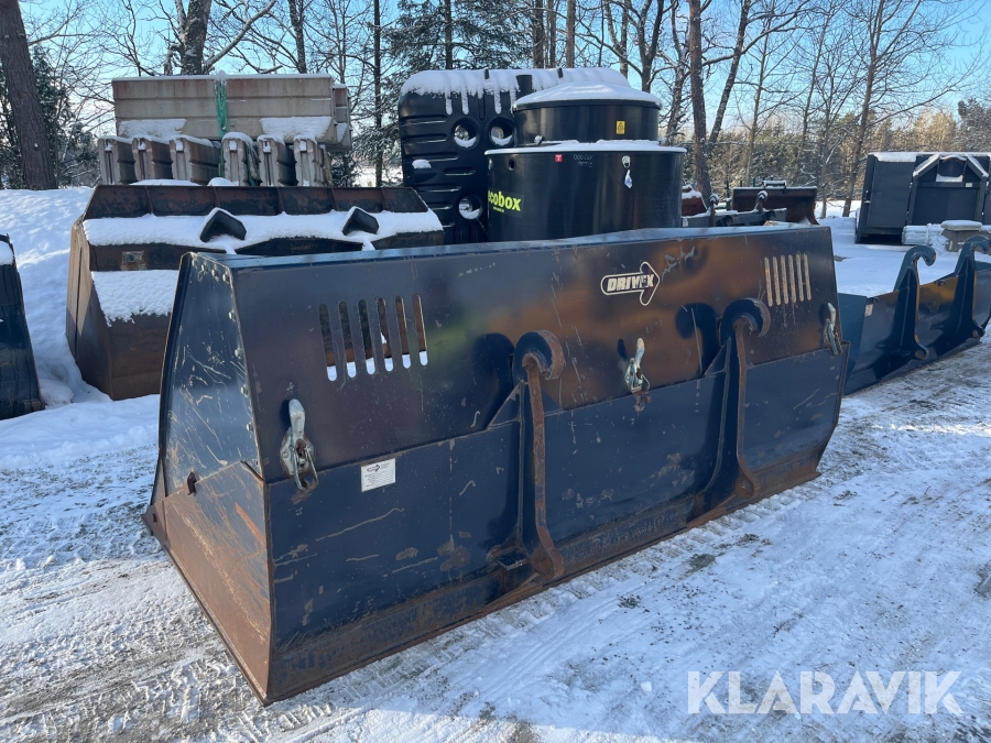 Planeringsskopa Drivex PS 270 BM med snökrage