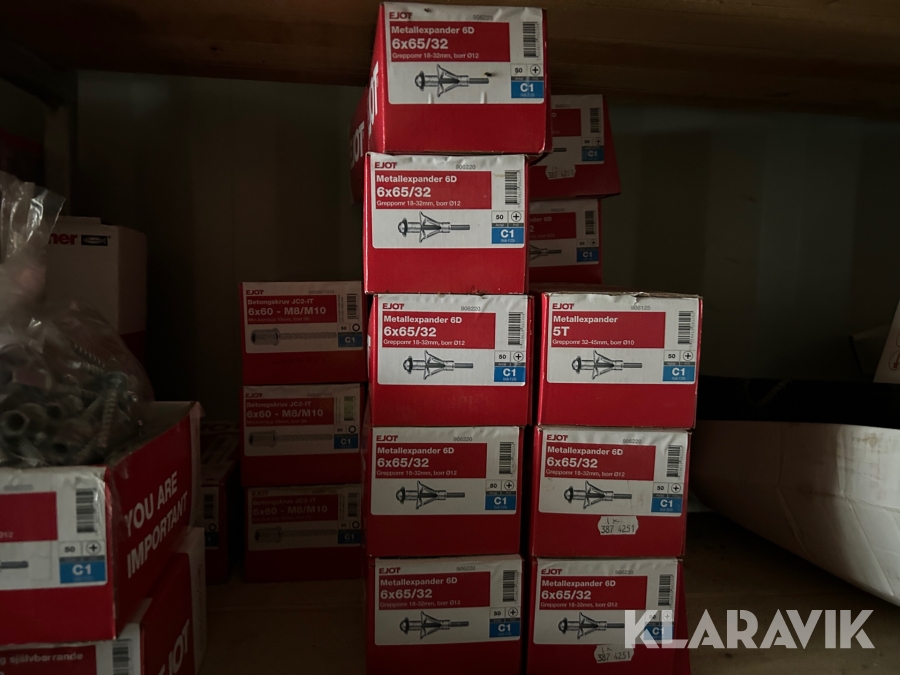 Metallexpander Ejot 18 lådor