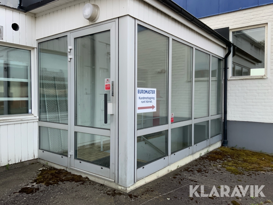 Entréparti i aluminium