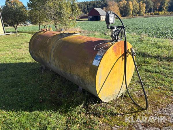 Dieseltank ABG 3000L besiktigad