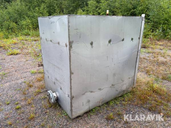 Rostfri tank