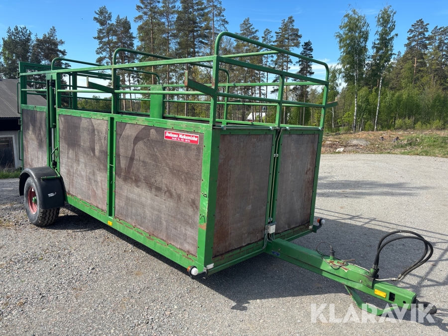 Boskapsvagn / djurvagn Dalums höj och sänkbar