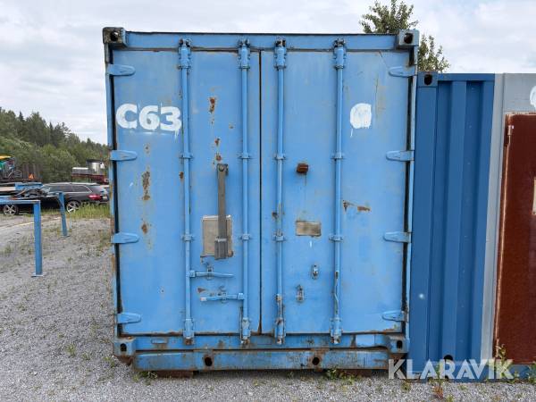 Container 20 fot med lastväxlarram