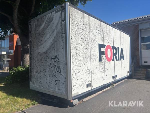 Lastbilsskåp 7,6x2,6m