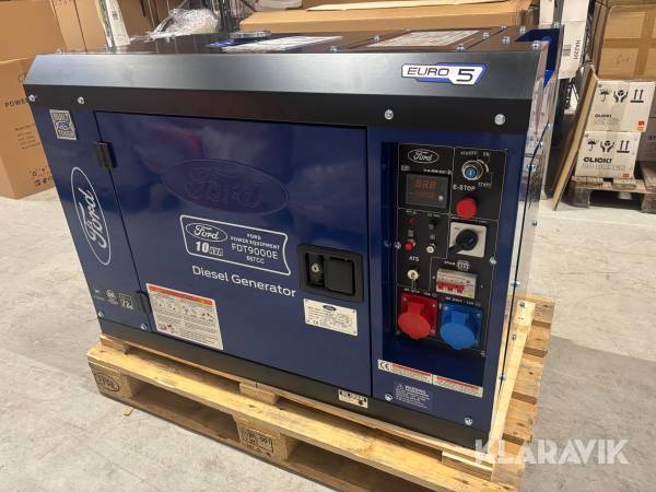 Dieselgenerator / elverk Ford 10 kVa