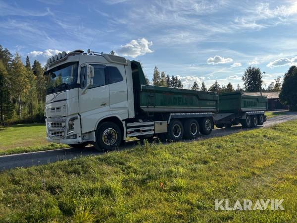 Tippbil / Schaktbil Volvo FH16 750 I-shift med släp