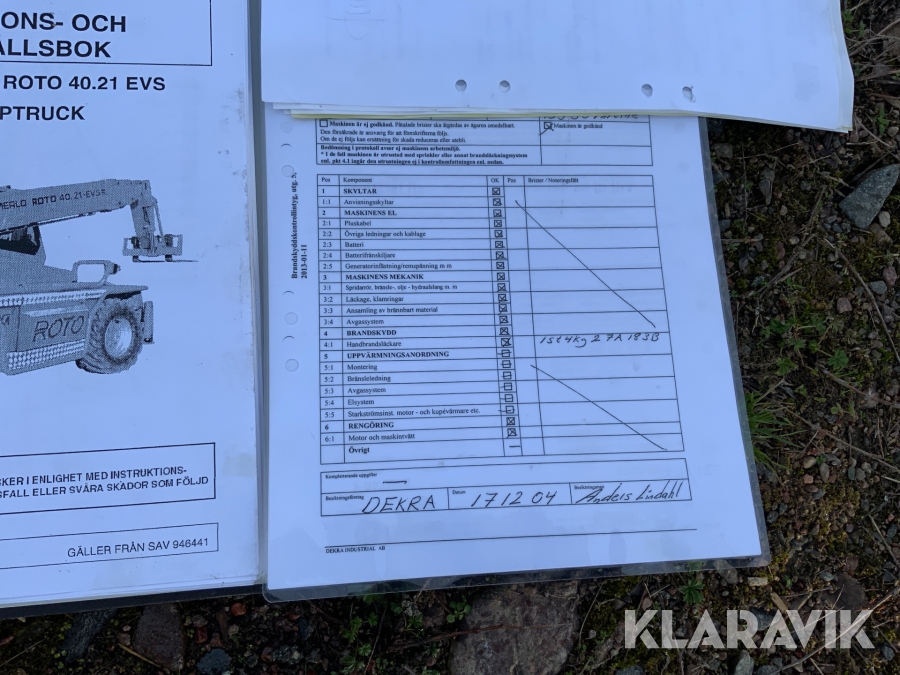 Teleskoplastare Merlo Roto 40.20 EVS med redskap