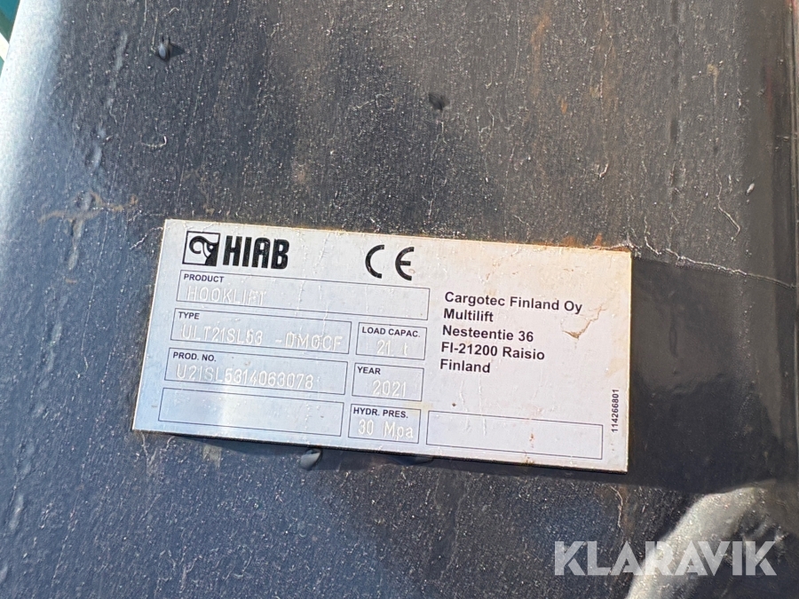 Lastväxlare Scania S660 6x2