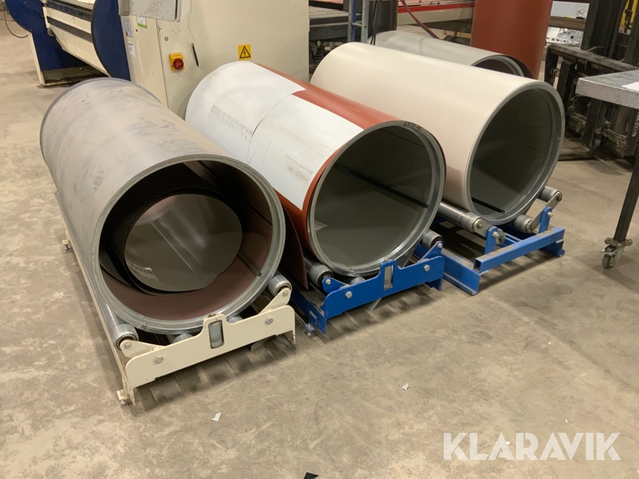 Vaggor till plåtrullar 7st