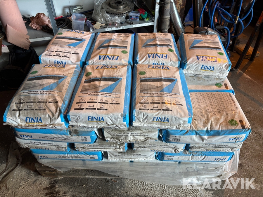 Anläggningsbetong Finja Fin 25kgx39stycken