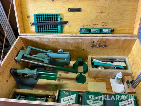 Laddutrustning till jakt ammunition