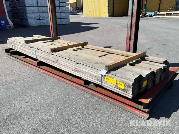 Virkespaket Sågad Furu 38x175 175löpmeter