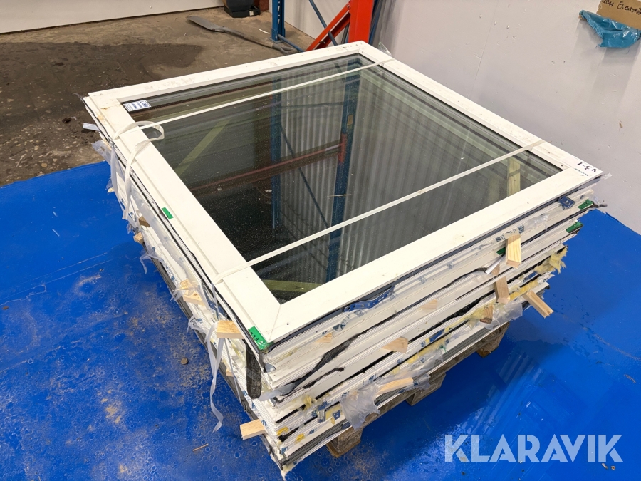 Plastfönster Salamander 6 st