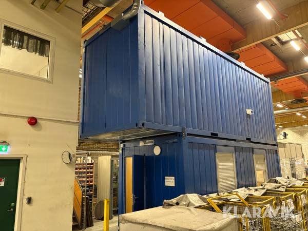 Container 2st inredda som kontor