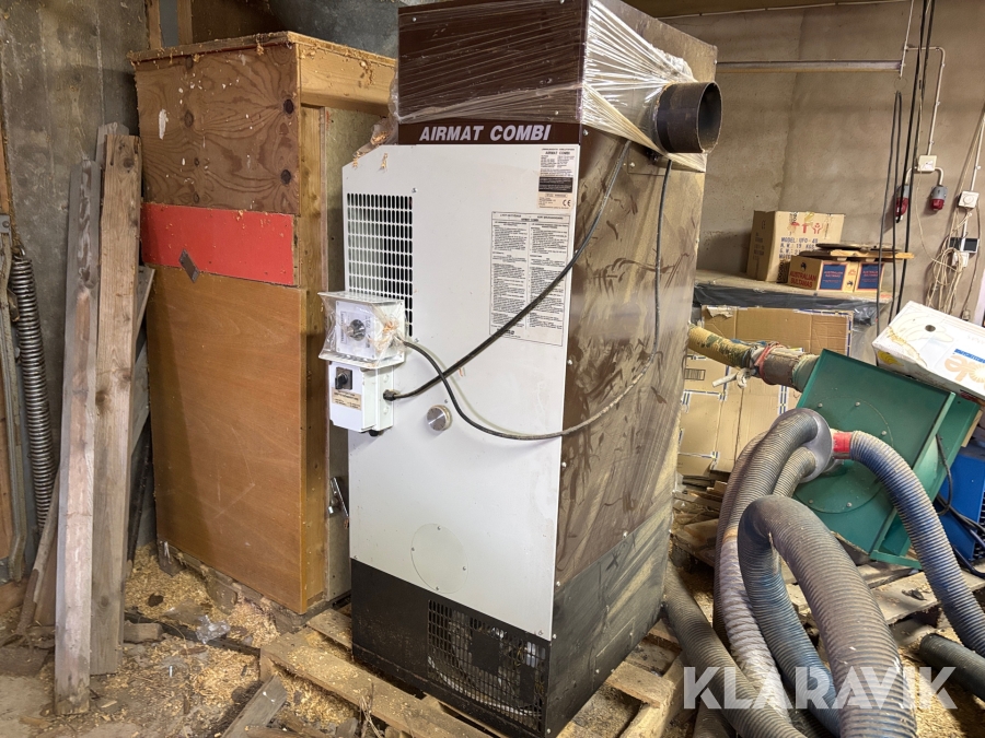 Varmluftspanna Polartherm Oy Airmat Combi oanvänd. 25kW