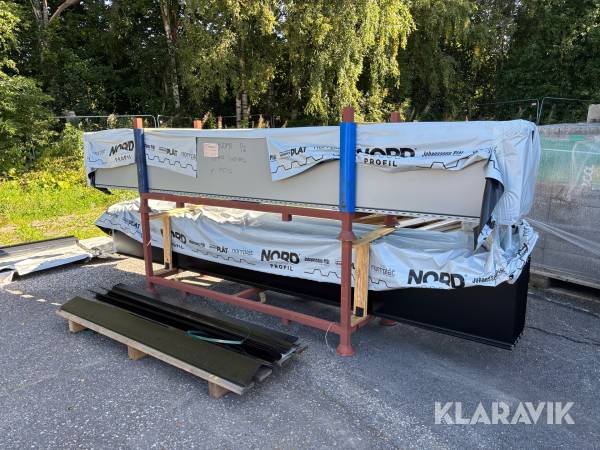 Klickfals 3990*460mm med beslag