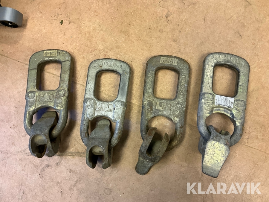 Lyftbeslag Kulankare 6-10T 4 st
