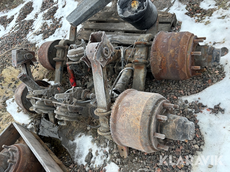 BPV släpvagnsaxlar 10 ton 2 st