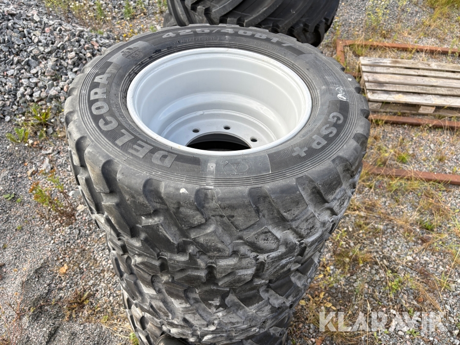 Lastmaskinshjul Delcora 425/40B17 4st