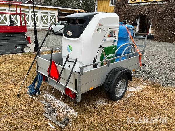 Hetvattentvätt Heatweed MiD 3.0 med släpvagn