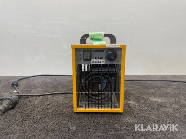 Varmluftsfläkt Amiga 2 KW