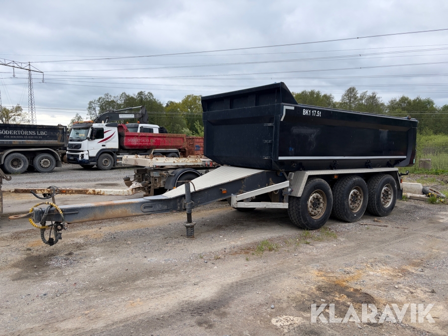 Tippsläp Maur K3 17,5t