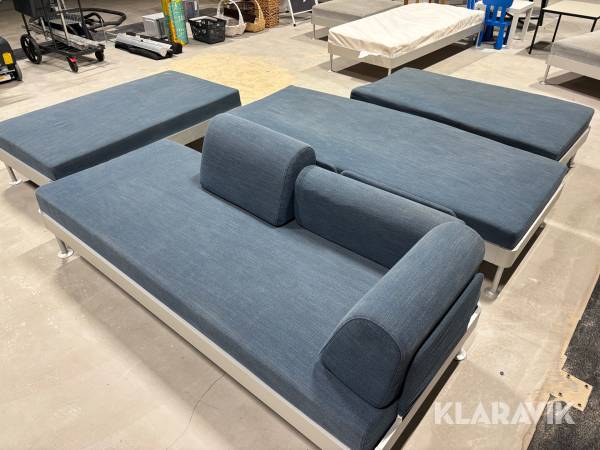 Loungegrupp Ikea blå