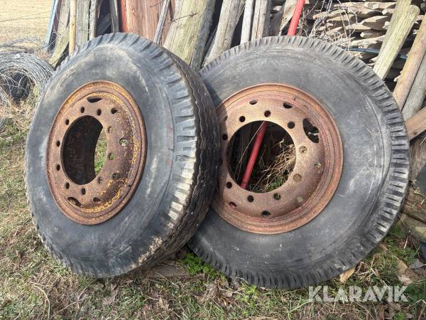 Hjul till tippkärra 10.00-20 2 st