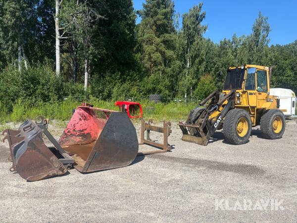Hjullastare CAT IT12 Z med redskap