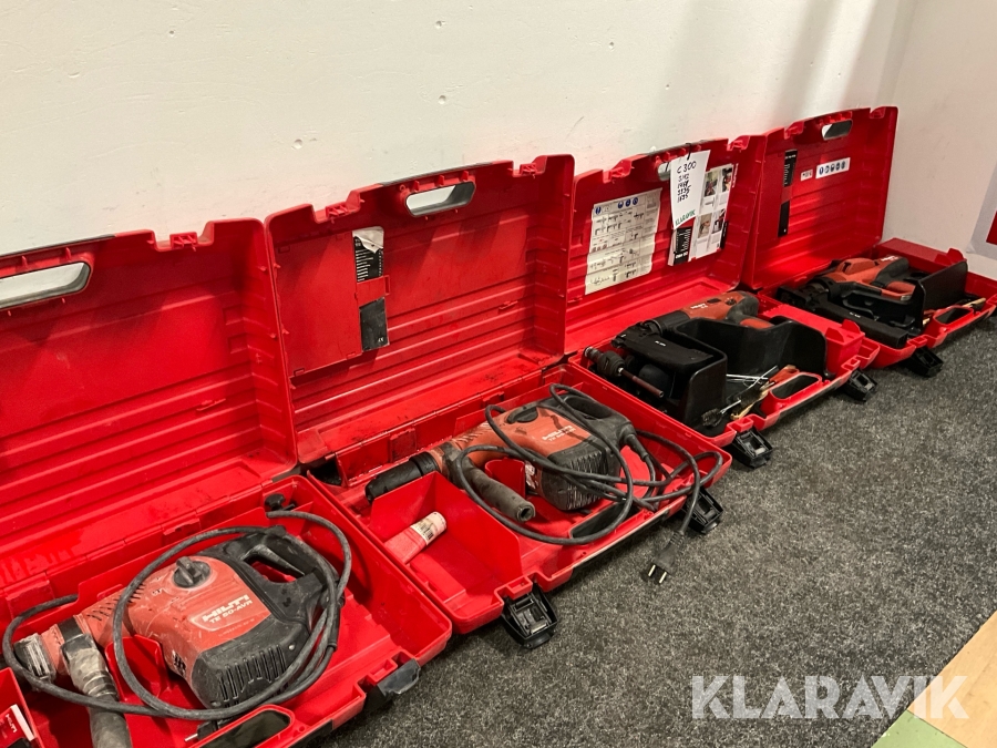 Kombihammare och bultpistol Hilti TE 50-AVR, DX 460, DX 76
